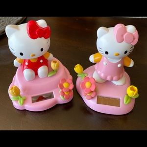 Hello Kitty Solar Bobbleheads